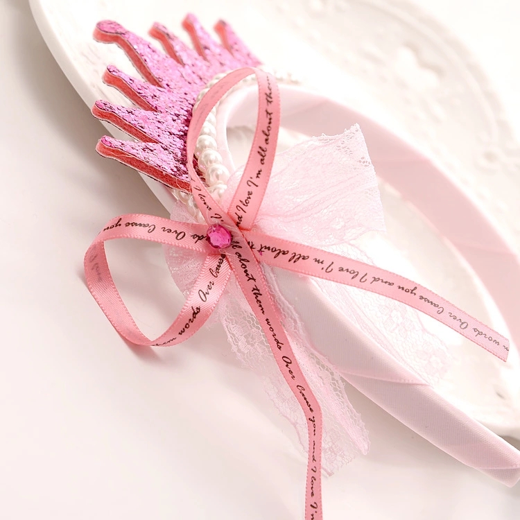 Wholesale of 2022 Creative Children's Korean Girls' three-dimensional Crown Hair Bands, Customized princess hair clips and pearl hair accessories Item Picture