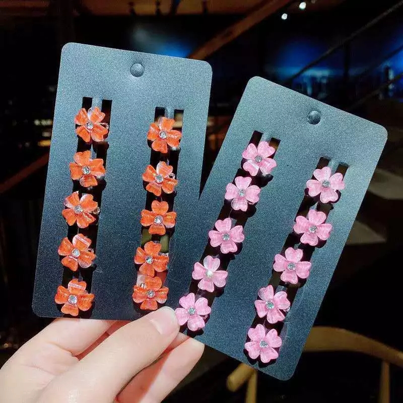 2022 New Pearl hair clips, Bean buckle hair clips, Korean children's hair clips, girls, babies, princess hair accessories, girls Specification drawing