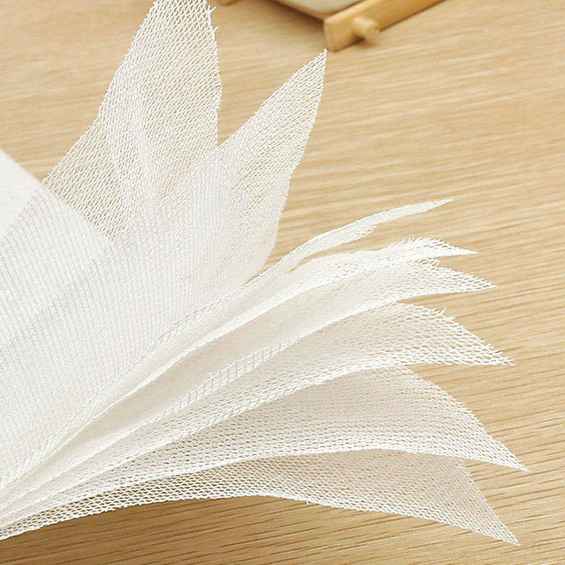 12-layer extra-dense thickened non-stick oil cleaning cloth, wood fiber non-shedding scouring pad, kitchen and household dishcloths wholesale Specification image