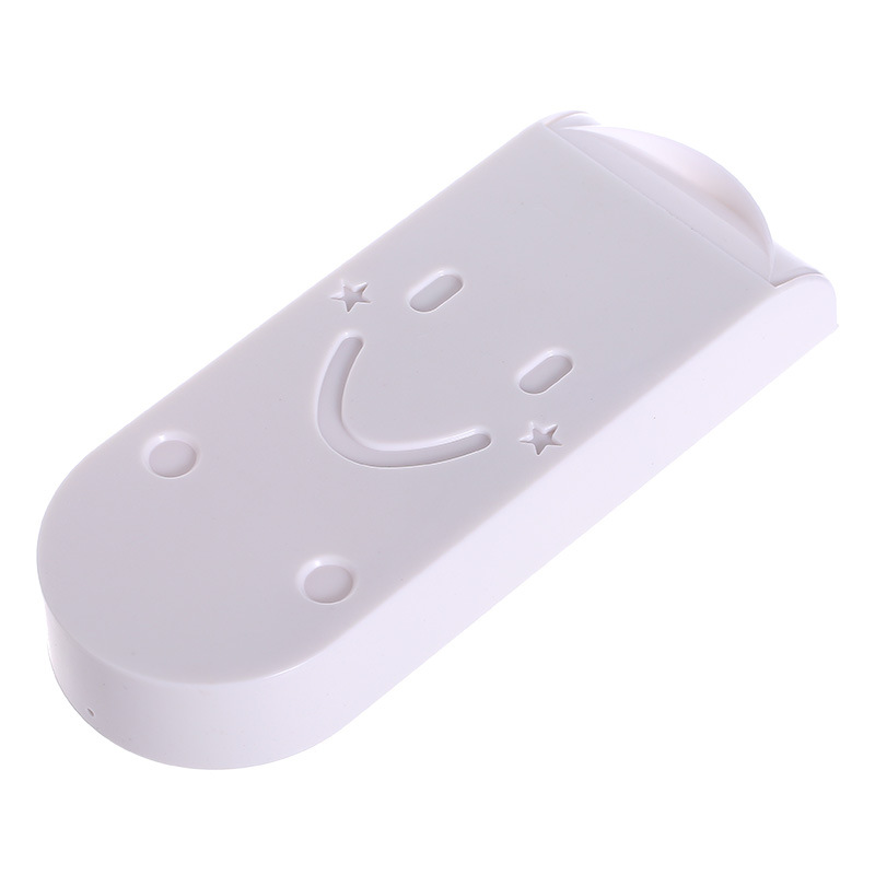 Cartoon smiling face drawer-style storage box, no need to punch holes, hidden stationery and pen cases under the table, household small item storage rack Item Picture