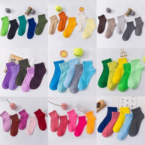 Including mail tide Yu Wenle fluorescent retro military socks five pair socks cargo wind men's socks and women's socks 10 pairs