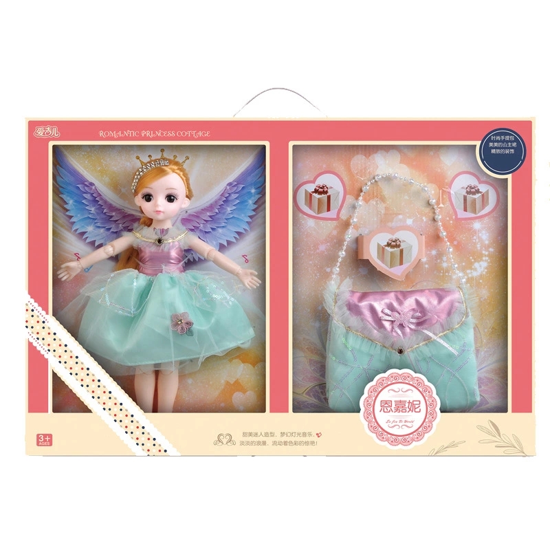 Girls Play House 12-inch light, music, story, articulated, princess doll accessories, handbag toys wholesale Specification drawing