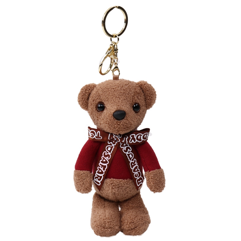 Wholesale of fashionable, colorful, fragrant, joint bear, teddy bear, plush toys, creative bags, keychains and small pendants Item Picture
