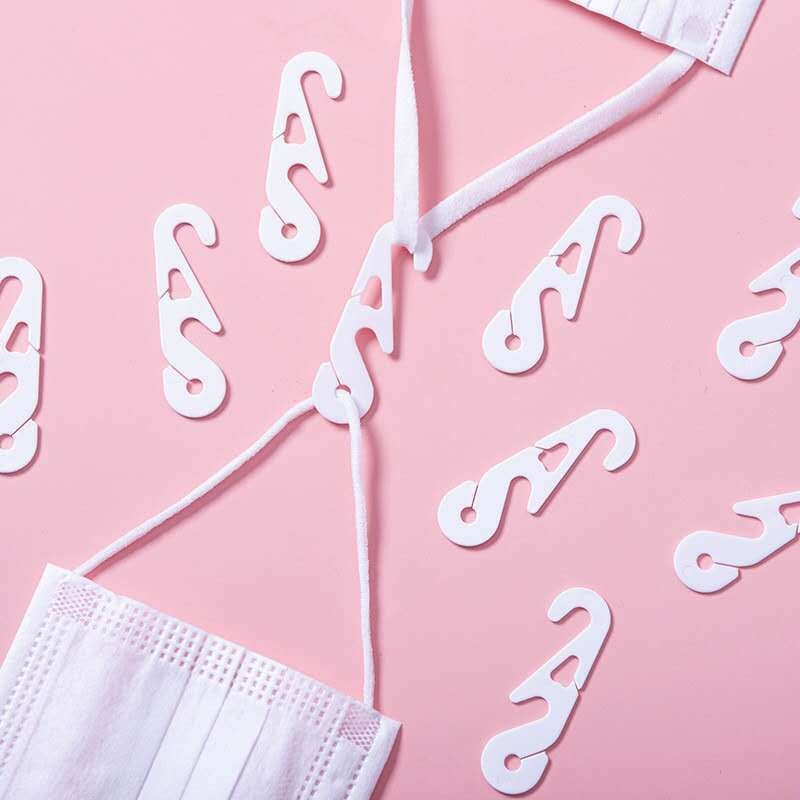 耳绳调节扣S型不勒耳朵耳挂式绳延长扣变头戴式耳扣口罩挂钩图