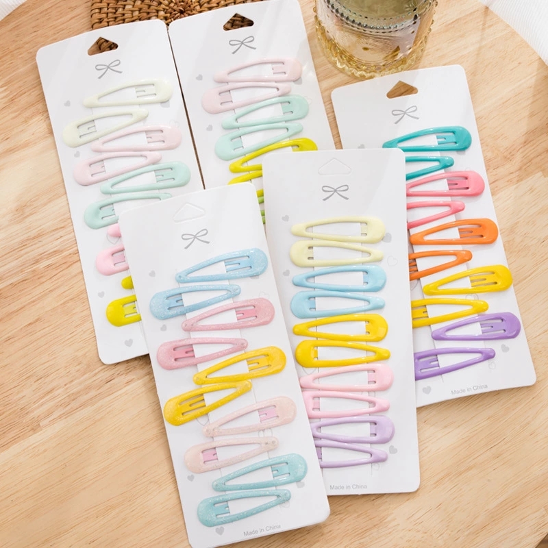 Candy-colored hair clips, fresh and oil-dripping bb clips, cute and girlish side hair clips, hair accessories for girls details Picture