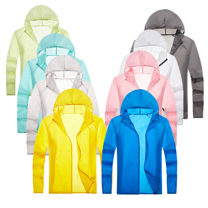Outdoor skin care clothing, men's sun-protective clothing, women's ultra-thin breathable UV-resistant sun-protective clothing, couple skin care windbreaker customization