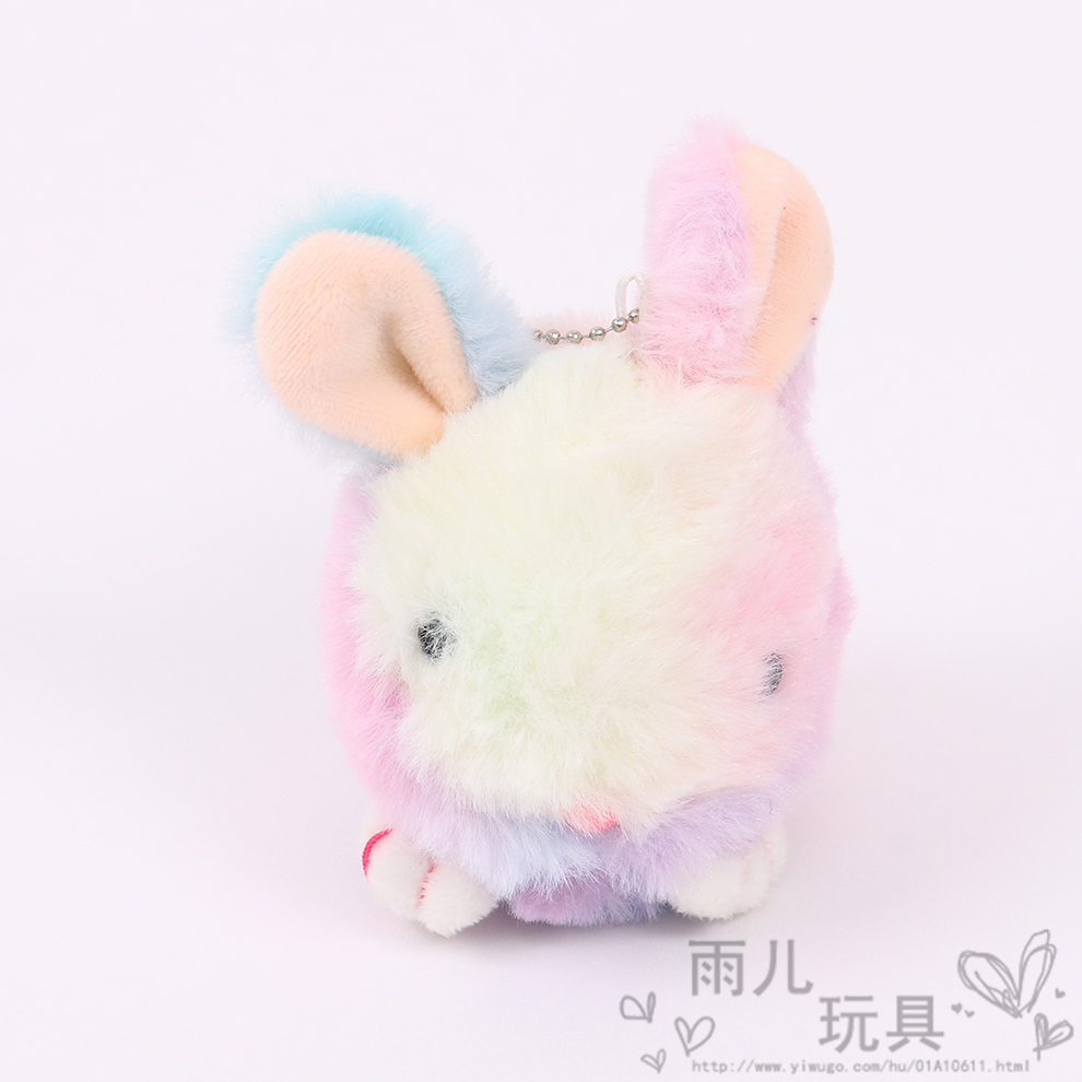 Cute rabbit plush toys, mini simulation rabbit figurines, keychains, children's dolls, schoolbags, pendants Item Picture