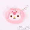 Cute cartoon plush doll-shaped small wallet, student couple pendant, creative coin wallet, data cable storage bag Application Scenario