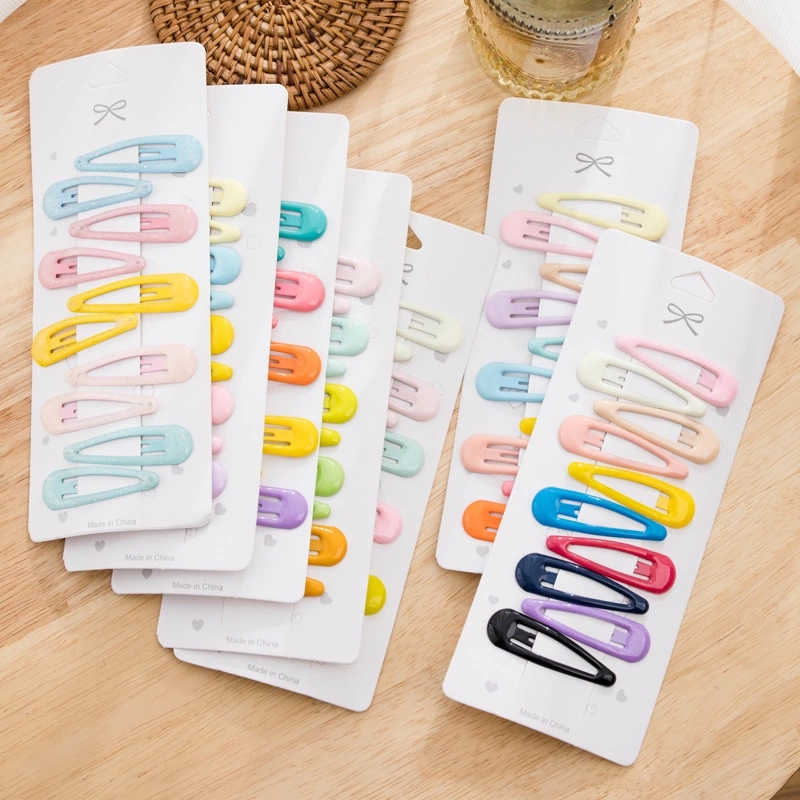 Candy-colored hair clips, fresh and oil-dripping bb clips, cute and girlish side hair clips, hair accessories for girls Specification drawing