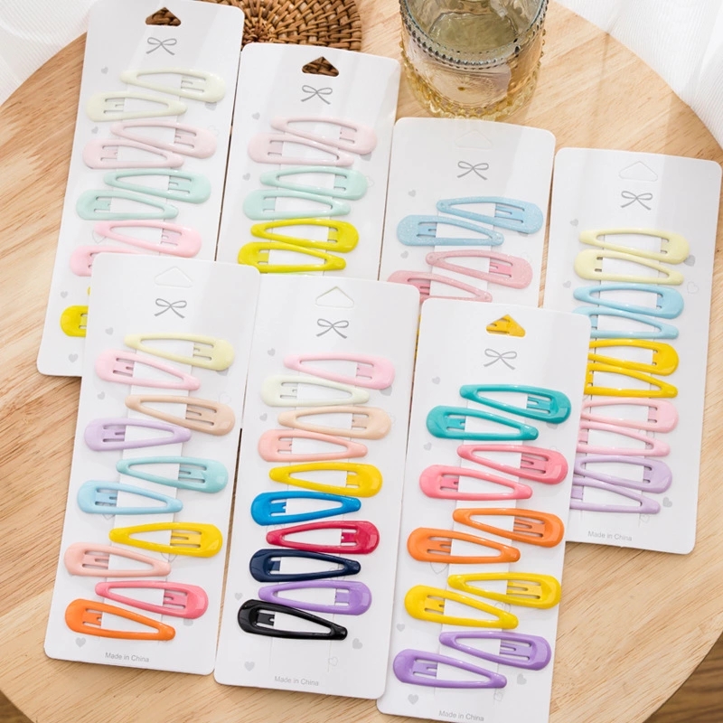 Candy-colored hair clips, fresh and oil-dripping bb clips, cute and girlish side hair clips, hair accessories for girls full figure