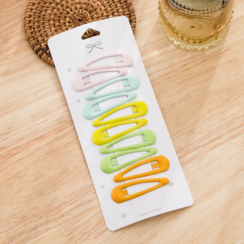 Candy-colored hair clips, fresh and oil-dripping bb clips, cute and girlish side hair clips, hair accessories for girls Item Picture
