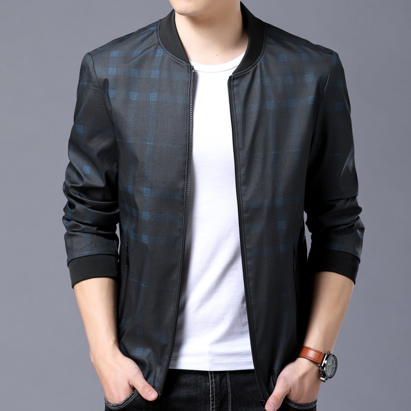 Dad spring coat jacket men's thin autumn leisure middle-aged men spring and autumn men's autumn wear