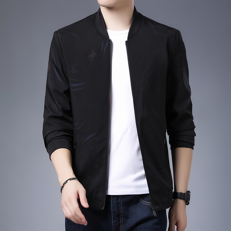 2021 Spring and Autumn new men's jacket Korean style jacket men's wear middle-aged and young casual business jacket jacket