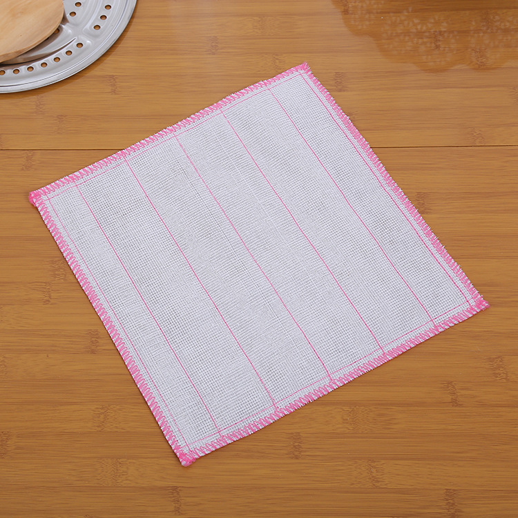 Non-stick oil-wood fiber four-layer red-edge dishcloth and rag Application Scenario