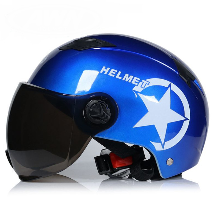 Harley-davidson summer helmet for both men and women, all-season motorcycle riding half helmet safety helmet, breathable and lightweight Item Picture