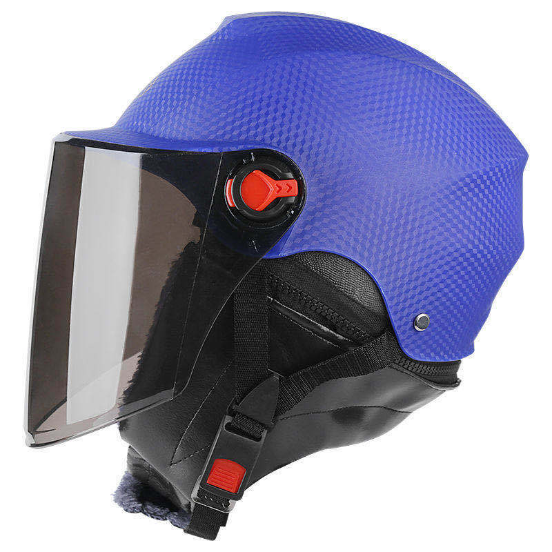 Frosted and embossed safety helmets for motorcycles and electric bikes, suitable for all seasons - summer, autumn and winter. [Gift customization available] Item Picture