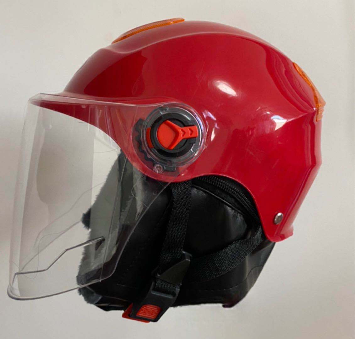 【 New Autumn and Winter Helmet 】 The helmet for motorcycles and electric bikes has a detachable neck and reflective lights on the top and rear Specification image
