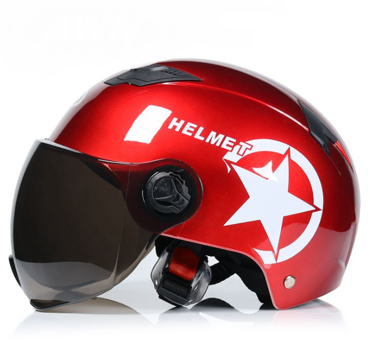 Harley-davidson summer helmet for both men and women, all-season motorcycle riding half helmet safety helmet, breathable and lightweight Application Scenario
