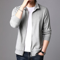 Hoodie Men's cardigan autumn new stand-up collar jacket jacket casual running tracksuit long sleeve 2021 new product