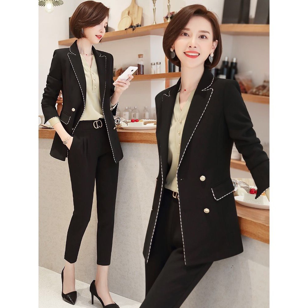 Professional suit suit female style president famous lady business temperament goddess fan suit formal work clothes