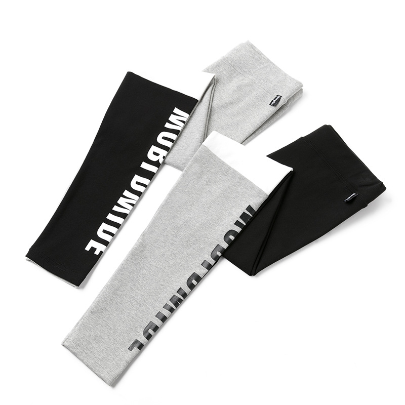 实拍2021新春紧身高腰弹力显瘦字母无痕瘦腿瑜伽外穿打底裤女代发