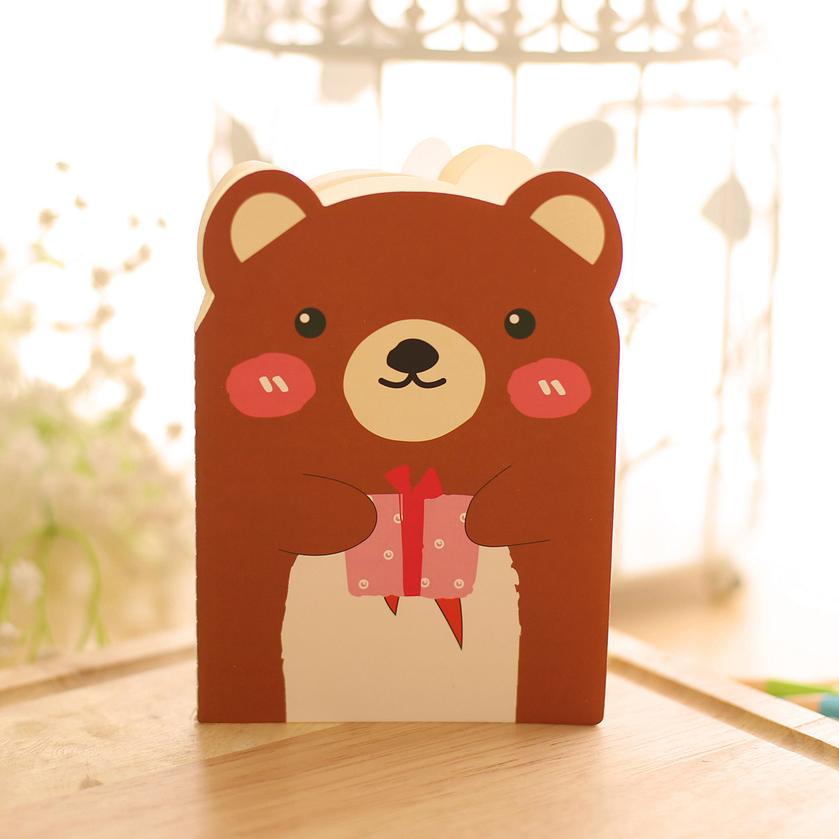 Ear Bear cartoon notebook, student prize, Taobao store gift, Taobao stationery store supply Specification image