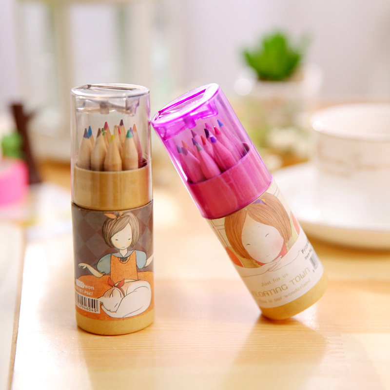 Creative cartoon bear constellation boys and girls 12-color bucket pencil sharpeners stationery and school supplies wholesale Application Scenario