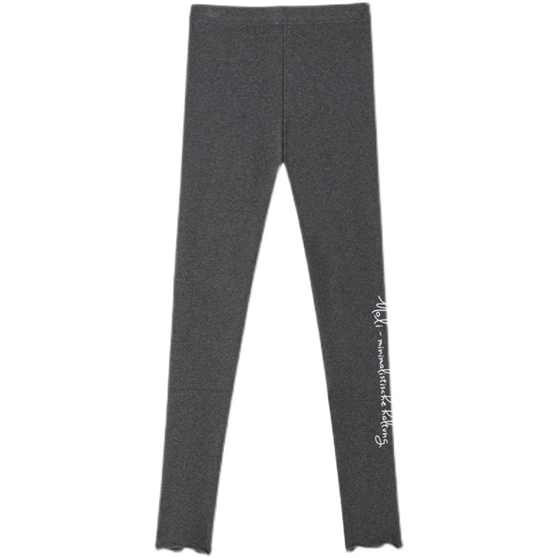 Real photo of a woman wearing leggings outside a yoga pose for the Spring Festival of 2021 to achieve a slimming figure with a tight waist, elastic waist, and seamless legs Item Picture