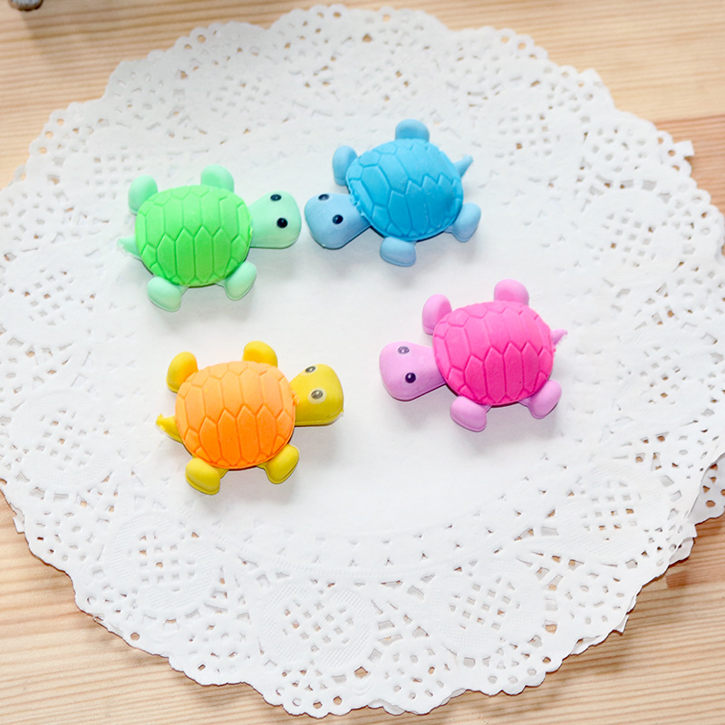 Creative cartoon big turtle student eraser, eraser student stationery wholesale manufacturer, eraser wholesale manufacturer custom-made