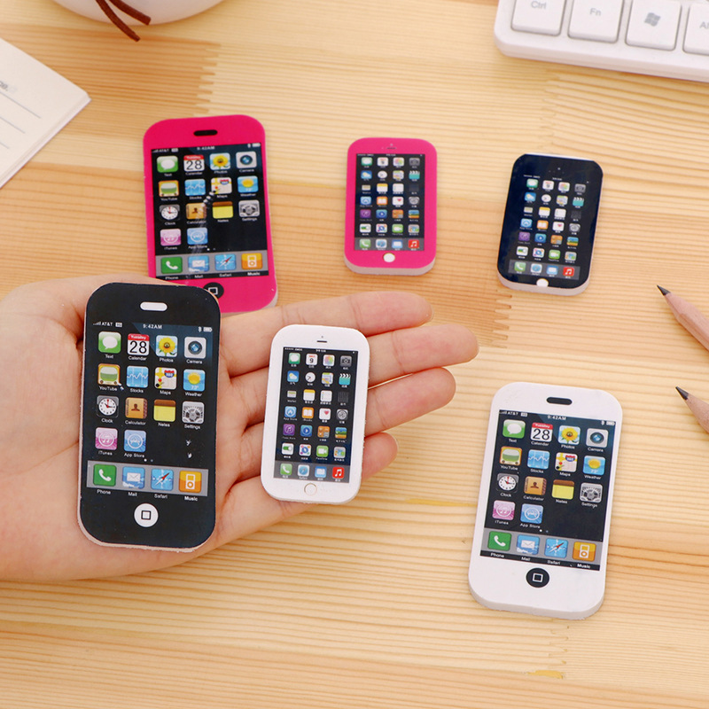 Creative mobile phone-shaped eraser, mobile phone eraser, student eraser, student stationery wholesale Taobao supply Specification image