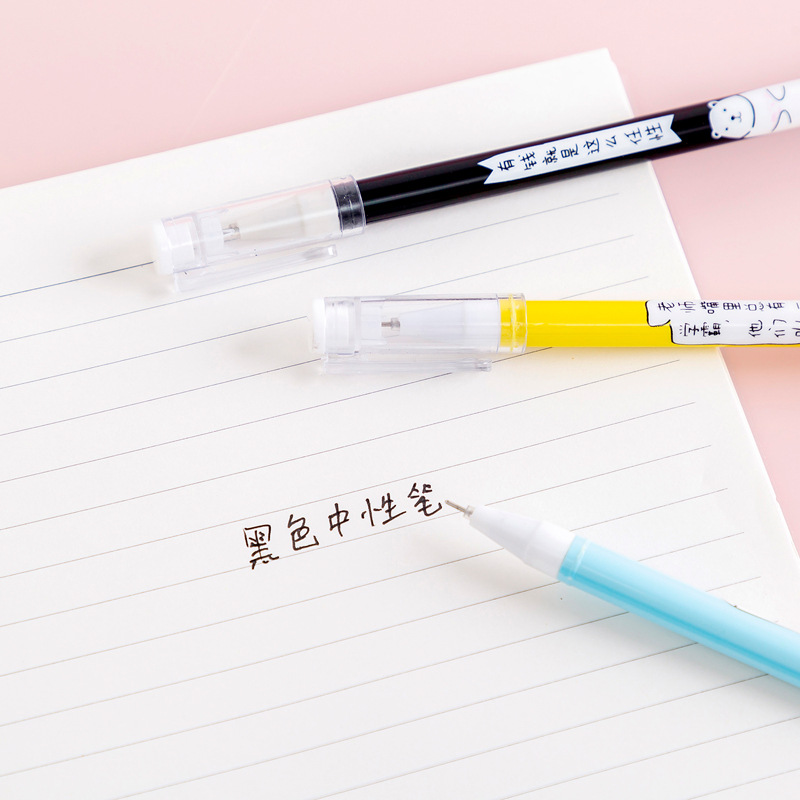 Outstanding students with creative academic performance, popular words, personalized gel pen, black 0.5, social worker, creative stationery, gel pen wholesale and customization Item Picture