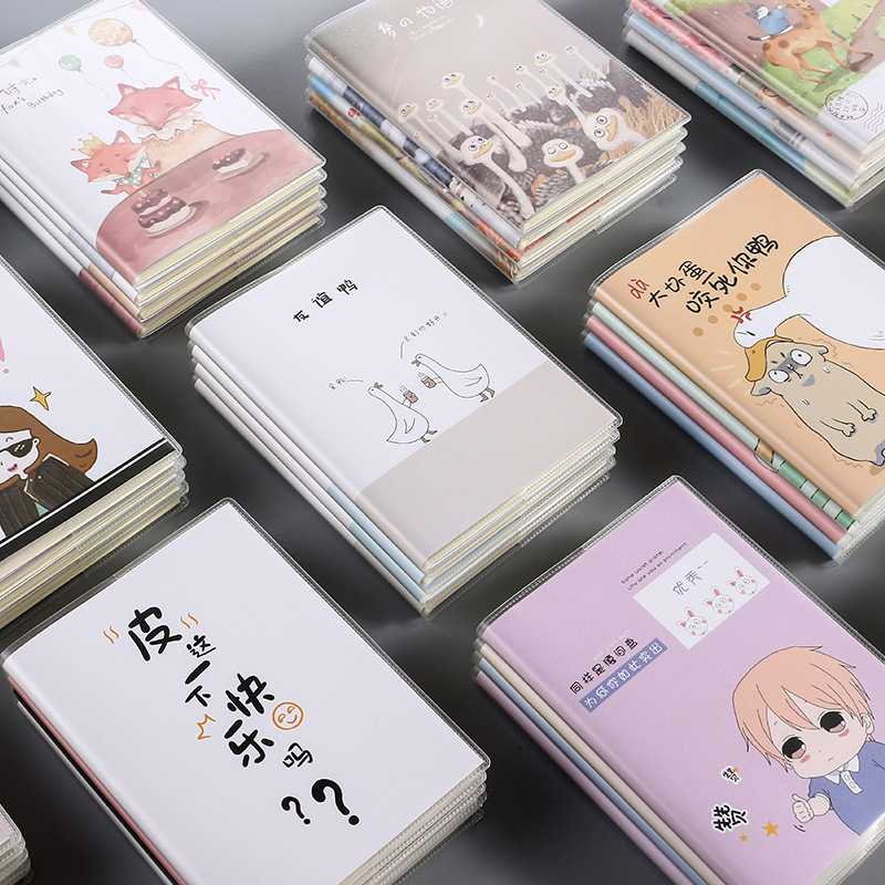 Wholesale of 64k PVC portable creative mini notebooks and notepads from Korean stationery