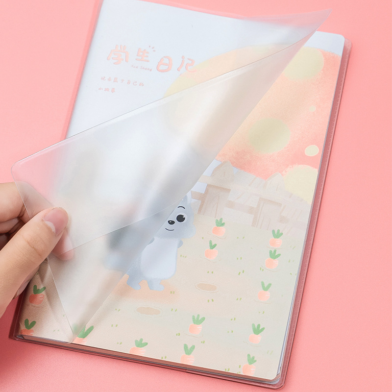 A5 rubber-covered diary, cute Korean version of primary school students' square grid composition notebook wholesale Specification image