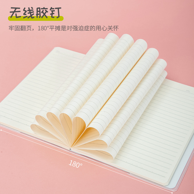 B5 rubber-bound student pvc rubber-bound diary, Korean fresh and simple notebook stationery wholesale Application Scenario