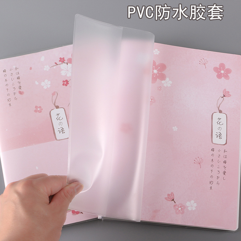 16k rubber-covered notebooks, PVC covered notebooks, creative and simple notepads, student diaries, exercise books wholesale details Picture