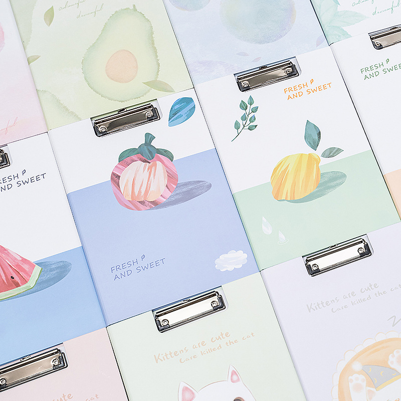 A4-sized, fresh and multi-functional paper board, student test paper writing pad, office document organization board Specification image