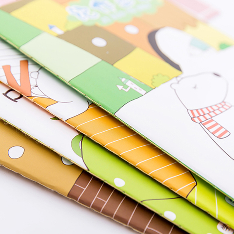 Wholesale cartoon primary school homework notebooks, children's homework contact registration books, record books and writing books Application Scenario