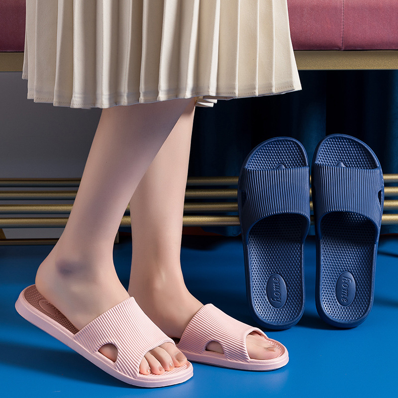 2021 New style slippers for summer indoor home and hotel: Men's slippers without odor, soft-soled, bathroom, bathing, women's cool slippers Specification image