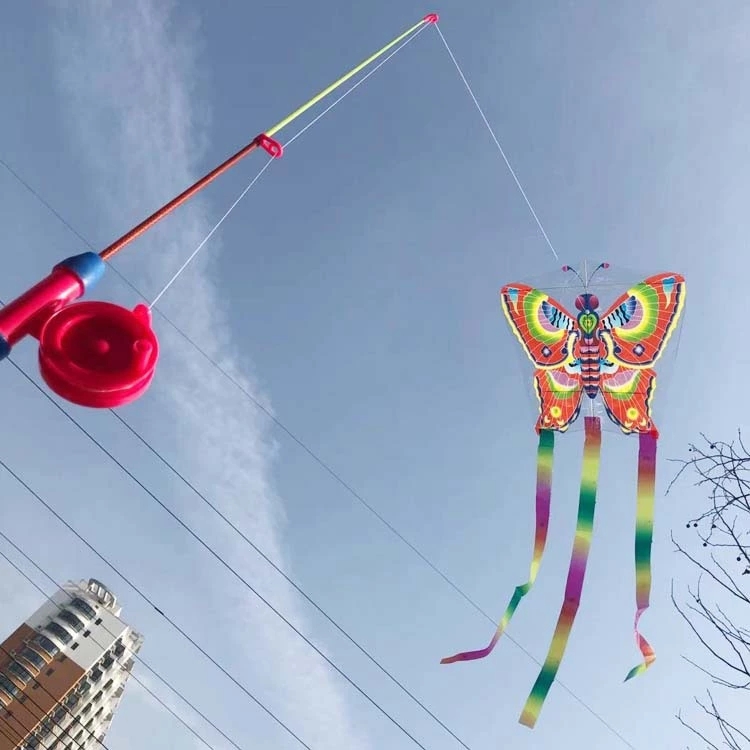 The new type of fishing rod kite telescopic fishing rod is fun, interesting and colorful outdoors. It is sold directly by the manufacturer at the street stall and is selling well Specification drawing