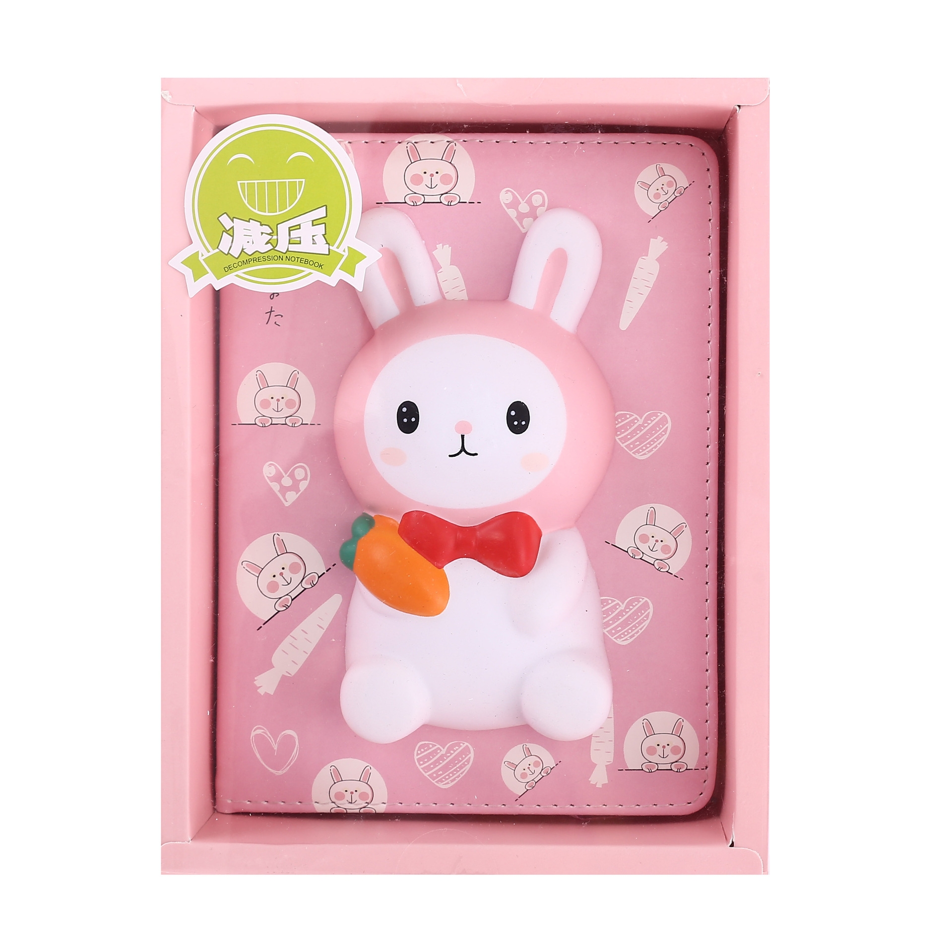 Soft and cute cultural and creative stress-relieving notebooks, cute and slow rebound creative stress-relieving handbooks, color page handbooks customized and sent on behalf Item Picture