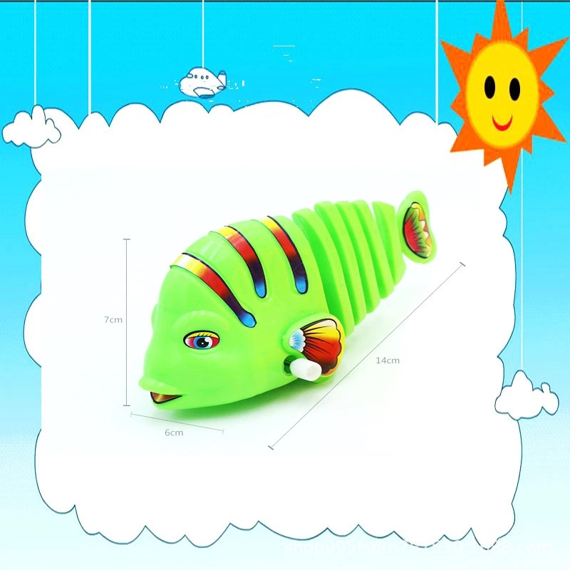 Swing the rainbow fish, wind it up, wind it up, and the little animals will run. Cartoon creative small gifts are selling well Item Picture