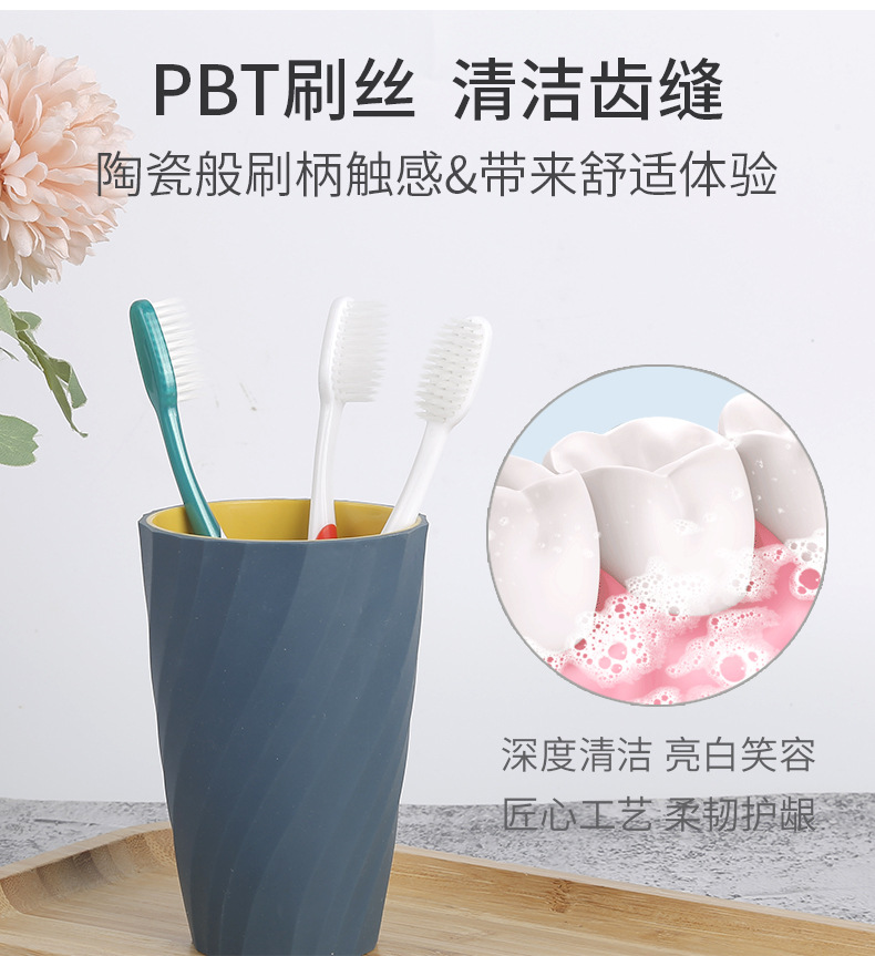 The same style of single-piece bamboo charcoal adult fine soft-bristled toothbrush as in supermarkets, 2-yuan store gift, daily necessities manufacturer wholesale Item Picture