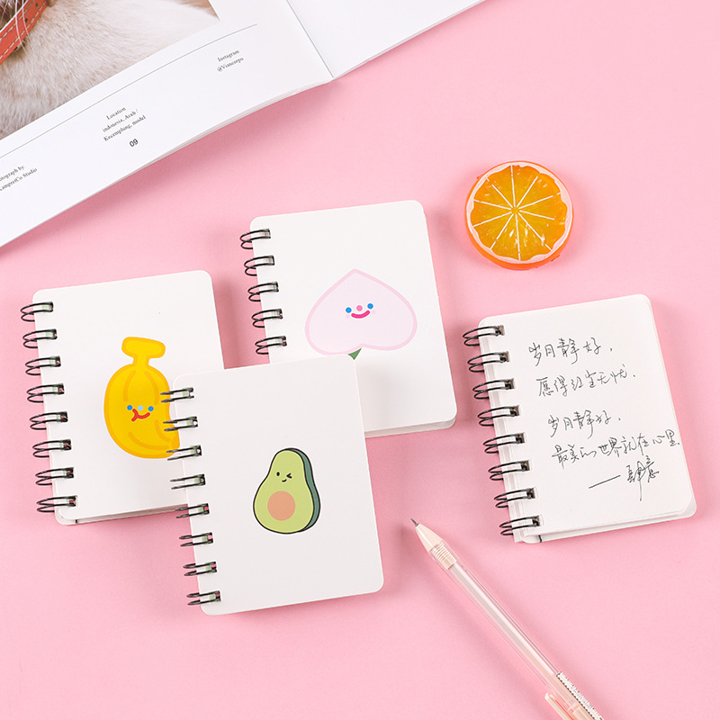 ins Hyuna style side-flip A7 coil notebook, cute student portable notepad, pocket notebook Application Scenario