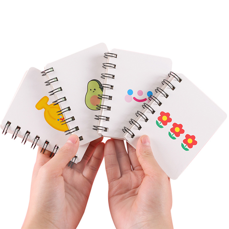 ins Hyuna style side-flip A7 coil notebook, cute student portable notepad, pocket notebook Item Picture
