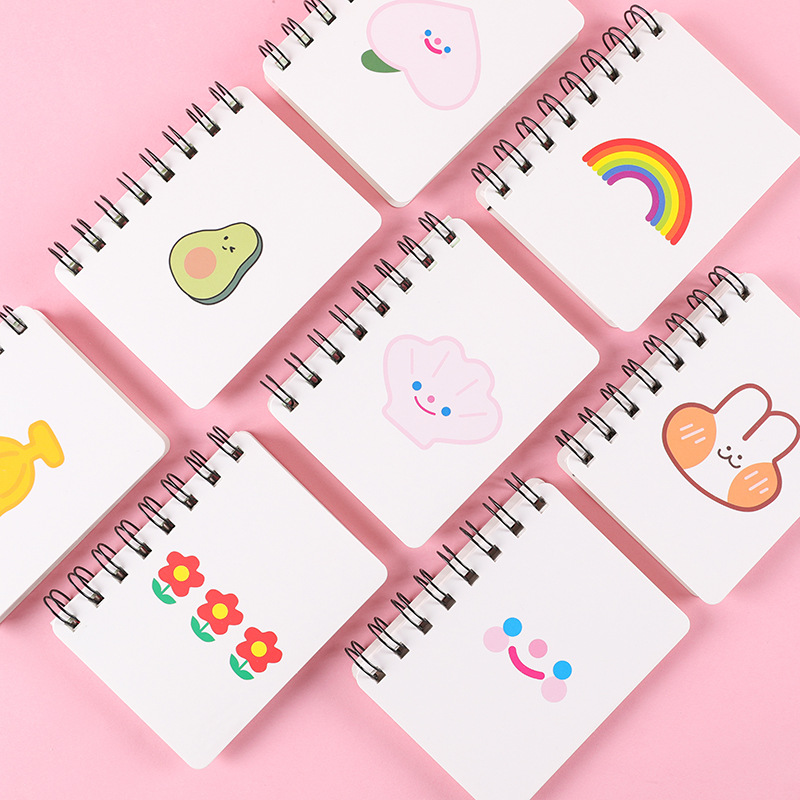 ins Hyuna style side-flip A7 coil notebook, cute student portable notepad, pocket notebook