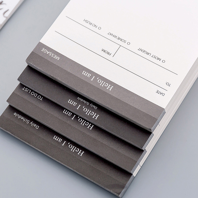 Simple business daily plan book, notepad, tear-off notebook, office desktop schedule book, memo book Application Scenario
