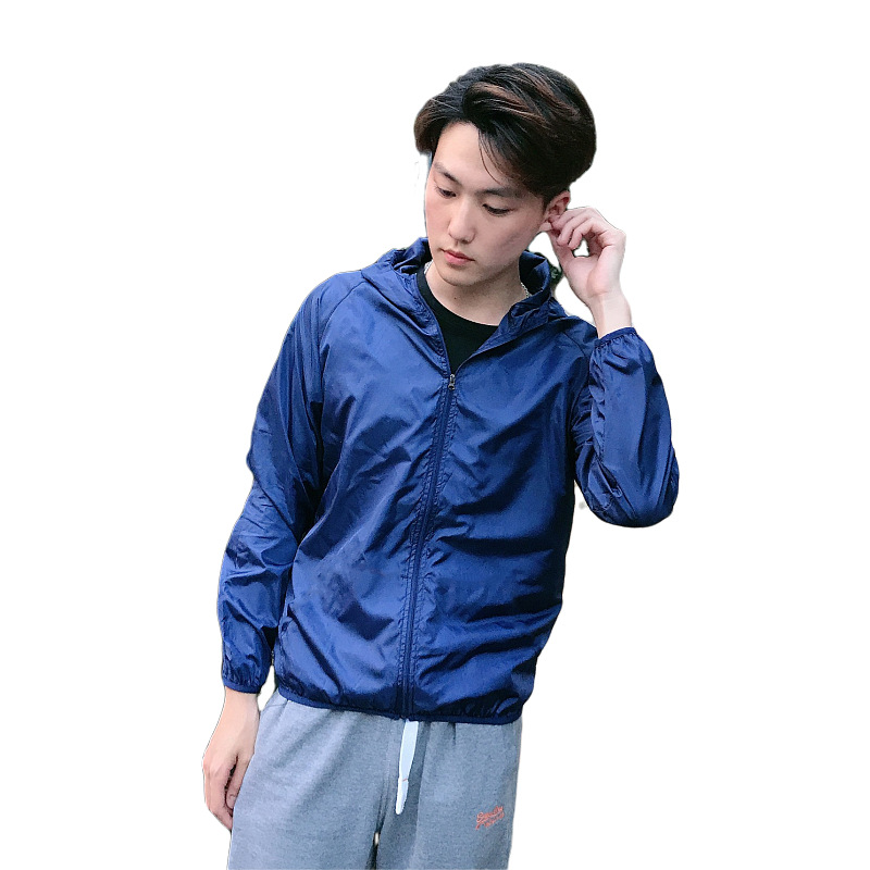 Wholesale custom-made logo-printed outdoor sun-protective clothing for men and women, lightweight and breathable sports advertising shirts, spring and summer skin wear Application Scenario