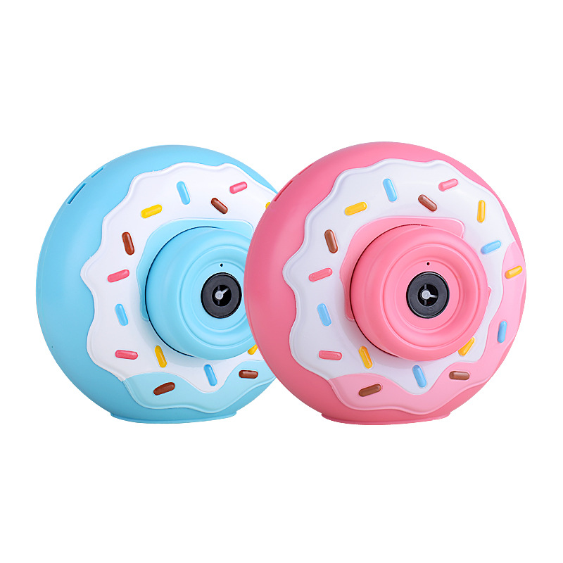 Children's bubble machine, little pig bubble camera, doughnut electric automatic bubble machine Item Picture