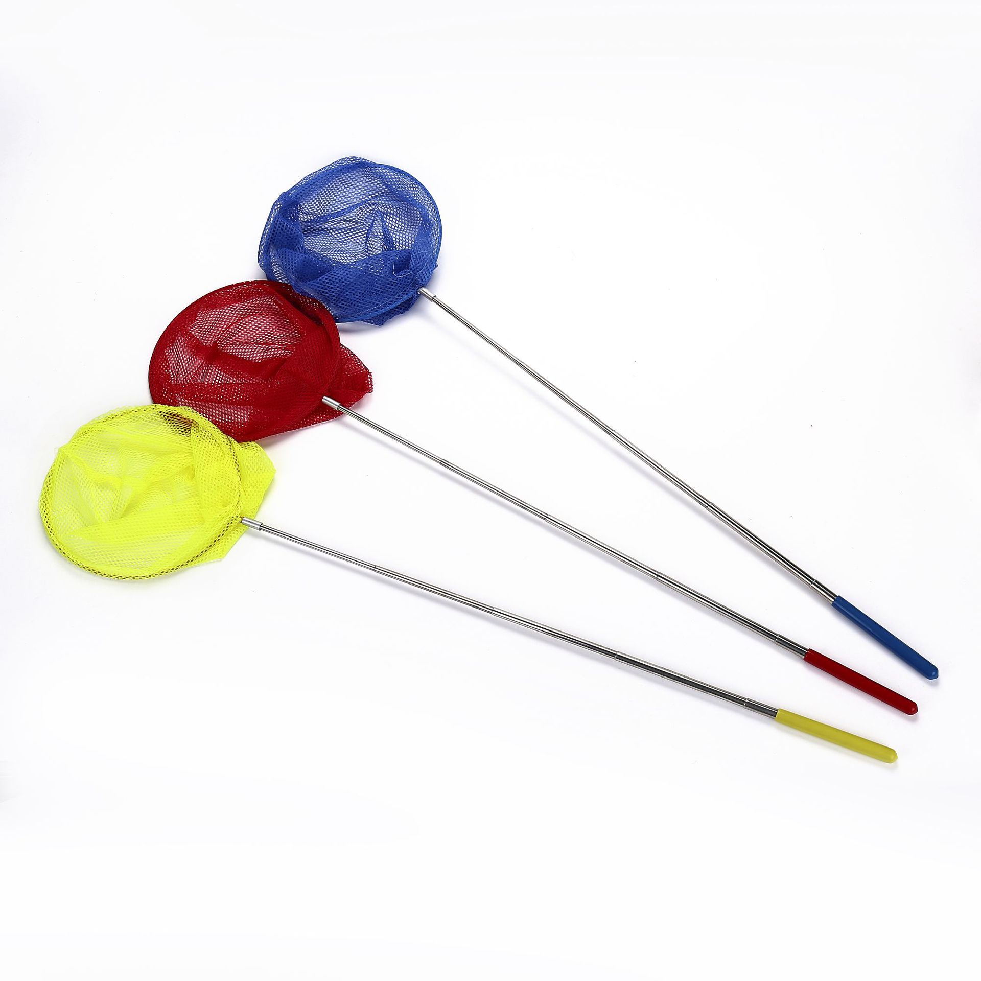 Children's insect and butterfly catching nets, fishing nets, stainless steel telescopic fishing nets, tools, nets, fishing bags, wholesale from manufacturers details Picture