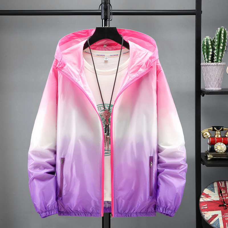 New outdoor couple and parent-child skin protection clothing, gradient breathable fishing suit, custom-made with logo printing Application Scenario